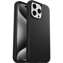 Load image into Gallery viewer, OtterBox iPhone 15 Pro Max Symmetry Series Case - Black, Snaps to MagSafe, Ultra-Sleek, Raised Edges Protect Camera &amp; Screen, Ultra-Thin, Sleek iPhone Case_7497
