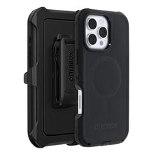 Load image into Gallery viewer, OtterBox iPhone 16 Pro Max (Only) - Defender Series MagSafe Case - Black - Holster Clip Included - Built-in Magnets - Screenless - Rugged &amp; Durable - with Port Protection - Non-Retail Packaging_1
