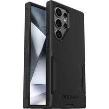 Load image into Gallery viewer, OtterBox Samsung Galaxy S24 Ultra Commuter Series Case - Single Unit Ships in Polybag, Ideal for Business Customers - BLACK , slim &amp; tough, pocket-friendly, with port protection_7635
