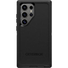 Load image into Gallery viewer, OtterBox Samsung Galaxy S24 Ultra Defender Series Case - Single Unit Ships in Polybag, Ideal for Business Customers - BLACK, rugged &amp; durable, with port protection, includes holster clip kickstand_8341
