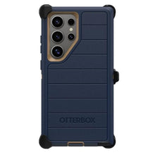 Load image into Gallery viewer, OtterBox Samsung Galaxy S24 Ultra (Only) - Defender Series Case - Manoeuvre (Blue) - Screenless - Rugged &amp; Durable - with Port Protection - Holster Clip Included - Microbial Defense Protection, ManoeuvreBlue_3990
