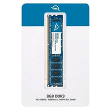 Load image into Gallery viewer, OWC 8GB DDR3 1600MHz ECC UDIMM 1.5V 240-pin Memory RAM, BlackChips_134
