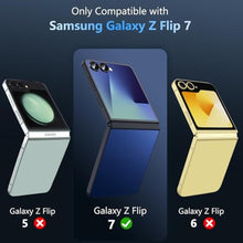 Load image into Gallery viewer, OWKEY Case for Samsung Galaxy Z Flip 7, Magnetic Phone Case [Compatible with MagSafe] Anti-Fingerprint Translucent Matte Shockproof Protective Case (Clear), ZFlipClear_2555
