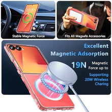 Load image into Gallery viewer, OWKEY Case for Samsung Galaxy Z Flip 7, Magnetic Phone Case [Compatible with MagSafe] Anti-Fingerprint Translucent Matte Shockproof Protective Case (Clear)_1651
