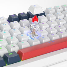 Load image into Gallery viewer, Owpkeenthy 8008 Keycaps Doubleshot PBT 160-Key CSA Profile with 6.25u 7u Spacebar for 75% Percent US/ISO Layout Mechanical Gaming Keyboard (CSA/8008)_6853
