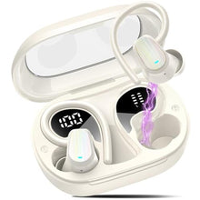 Load image into Gallery viewer, OYIB AI Language Translation Earbuds Real Time, 3-in-1 Translator Earbuds with 6 Translation Modes/164 Language, 50H Bluetooth 5.4 Headphones Translating Device for Travel/Business//Leaning, White, PearlWhite_1
