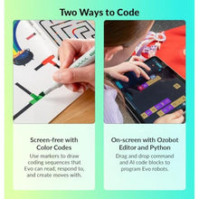 Load image into Gallery viewer, Ozobot Evo Coding Robot Kit | Ages 5-11 | STEM Coding for Kids &amp; Teachers, CrystalWhite_1662

