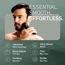 Load image into Gallery viewer, Panasonic Cordless Beard Trimmer for Men with Precision Dial, 19 Adjustable Length Settings, Rechargeable Battery, Washable, Birthday Gifts for Men, ER-GB42-K (Black)_445
