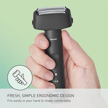 Load image into Gallery viewer, Panasonic Electric Razor for Men, Wet Dry Shaver with 3-Blade Cutting System, Ergonomic Handle and USB-C Charging- ES-RM3B-K, Black_192
