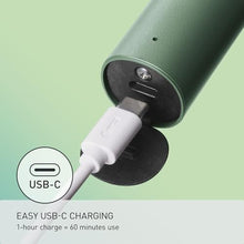 Load image into Gallery viewer, Panasonic Electric Razor for Men, Wet Dry Shaver with 3-Blade Cutting System, Ergonomic Handle and USB-C Charging- ES-RM3B-G, Green_268
