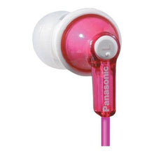 Load image into Gallery viewer, Panasonic ErgoFit Wired Earbuds, In-Ear Headphones With Dynamic Crystal-Clear Sound And Ergonomic Custom-Fit Earpieces (S/M/L), 3.5mm Jack For Phones And Laptops, No Mic - RP-HJE120-P (Pink)_100
