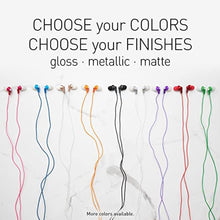 Load image into Gallery viewer, Panasonic ErgoFit Wired Earbuds, In-Ear Headphones with Dynamic Crystal-Clear Sound and Ergonomic Custom-Fit Earpieces (S/M/L), 3.5mm Jack for Phones and Laptops, No Mic - RP-HJE120-S (Silver)_910
