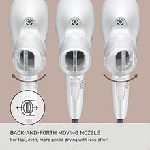 Load image into Gallery viewer, Panasonic nanoe Compact Hair Dryer EH-NA2C-W (White) - Japanese Nanoe Techonology, Foldable Travel Blow Dryer with Oscillating Quick Dry Nozzle, 1400W Lightweight Portable Hair Dryer, Anti-Frizz_1020
