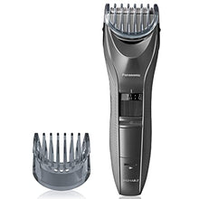 Load image into Gallery viewer, Panasonic Performance Hair Clippers with 2 Attachments and Adjustable Length Settings, Corded or Cordless Trimmer for Hair and Beard - ER-GC63-H (Silver)_1
