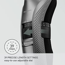 Load image into Gallery viewer, Panasonic Performance Hair Clippers with 2 Attachments and Adjustable Length Settings, Corded or Cordless Trimmer for Hair and Beard - ER-GC63-H (Silver)_111
