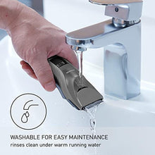 Load image into Gallery viewer, Panasonic Performance Hair Clippers with 2 Attachments and Adjustable Length Settings, Corded or Cordless Trimmer for Hair and Beard - ER-GC63-H (Silver)_112
