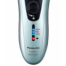 Load image into Gallery viewer, Panasonic Premium ES-RF31 Wet and Dry Four-Blade Men's Shaver, SilverBlack_8297
