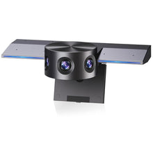 Load image into Gallery viewer, Panoramic 180 Video Camera, Immersive Video Conference Experience, both Overall and Speakers Close-up view, 1080P Webcam for Huddle Room and Homebased Office, Plug and Play with Micro SD Card Slot_1
