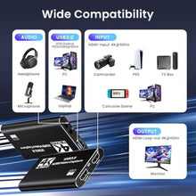 Load image into Gallery viewer, Papeaso USB 3.0 HDMI Capture Card, 2K30 FPS Capture with 4K Pass-Through_1114
