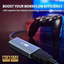 Load image into Gallery viewer, Papeaso Video Capture Card, HDMI to USB C 3.0 Capture Card, 1080P 60FPS Video Capture Device, for Streaming, Teaching,Gaming, Video conferencing or Live Broadcasting, GreyC_6407
