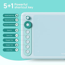 Load image into Gallery viewer, Parblo Intangbo X7 Drawing Tablet 7x4 inch Graphics Tablets,Digital Drawing Tablet with Mode Switch,6 Customized Keys,Battery-Free Stylus S01 for Digital Art,Design,Work with Window/Mac,Android, Green_287
