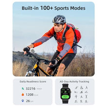 Load image into Gallery viewer, Parsonver Built-in GPS Smart Watch for Men Women with Bluetooth Calling, GPS Fitness Activity Tracker 100+ Sport Modes, Heart Rate Sleep Monitor, Waterproof Pedometer for Android &amp; iPhone(Two Bands), Black_2058
