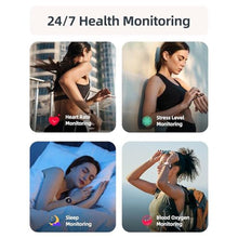 Load image into Gallery viewer, Parsonver Smart Watch, 5ATM Waterproof Swimming Watch, Smartwatch for Women with Bluetooth Calls, Fitness Tracker Heart Rate Sleep Monitor, Pedometer, 100+ Sports Modes for Android &amp; iPhone, Rose Gold, RoseGold_1781
