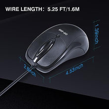 Load image into Gallery viewer, PAWHITS Mechanical Mouse Com Port RS232, 9-Pin Interface Square Port, Black_567
