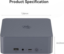 Load image into Gallery viewer, Beelink EQI Mini PC W11 Pro, i3-1220P(10C/12T up to 4.4 GHz), 24GB DDR4 500G NVME SSD with UHD Graphics Built in PSU WiFi 6/BT5.2/Dual Display Mini PC Computer
