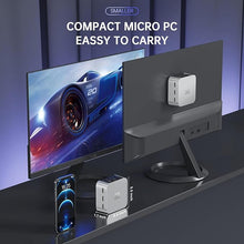 Load image into Gallery viewer, ACEMAGICIAN Mini PC, 12th Alder Lake N95 12GB LPDDR5 256GB M.2 SSD Mini Desktop Computers, Micro Pc with 3 HDMI Support 4K UHD, Dual Gigabit Ethernet, 2.4G/5G WiFi/BT4.2
