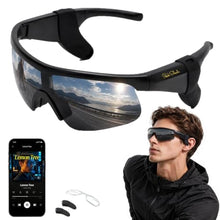 Load image into Gallery viewer, Peak Shade Bluetooth Sunglasses, Polarized UV400 Open-Ear Audio Glasses, BlackGrey_1
