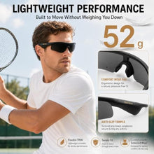 Load image into Gallery viewer, Peak Shade Bluetooth Sunglasses, Polarized UV400 Open-Ear Audio Glasses, BlackGrey_247
