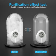 Load image into Gallery viewer, Personal Air Purifier Necklace, Wearable Negative Ion Generator for Travel Home Public Place Outdoor, Car Air Cleaner Eliminates Pollen Smoke and Dust, Portable Air Purifier for Friend kid and Family, White_6189
