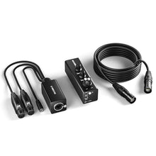 Load image into Gallery viewer, Phenyx Pro Dual-Channel Portable Wired in-Ear Monitor System PWM-10, Black_1
