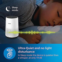 Load image into Gallery viewer, PHILIPS Air Purifier 800 Series, Purifies Rooms up to 698 sq ft (in 1h), 93 CMF Clean Air Rate (CADR), HEPA Filter, AHAM and Energy Star Certified, 99.99% allergen removal, AC0820/40, White_208
