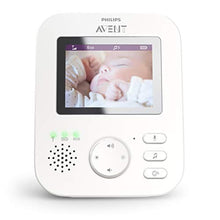 Load image into Gallery viewer, PHILIPS Avent Digital Baby Monitor with Camera and Audio, 3.5" Display Baby Camera Monitor with 2-Way Talk, Night Vision, Temperature, 980ft Range, Video Baby Monitor with No Wi-fi, Lullabies_144
