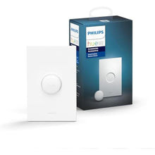 Load image into Gallery viewer, Philips Hue Wireless Smart Light Switch Button, White - 1 Pack - Portable and Battery Powered - Smart Home Control - Requires Hue Bridge - Easy, No-Wire Installation_1
