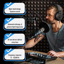 Load image into Gallery viewer, Philips Open Back Wired Headphones - Cushioned Over Ear Headphones with Adjustable Headband for Ultimate Comfort and Superior Sound Quality, Plugs into TV, Stereo or PC, Ideal for Podcasts or Music, Black_6332
