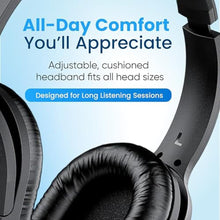 Load image into Gallery viewer, Philips Over Ear Wired Stereo Headphones for Podcasts, Studio Monitoring and Recording Headset for Computer, Keyboard and Guitar with 6.3 mm (1/4") Add On Adapter, Black_5246
