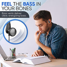 Load image into Gallery viewer, PHILIPS Over The Ear Earbuds, Flexible Wrap Around Earbuds, Around Ear Headphones with Mic Behind The Ear Headphones, Perfect for Sports, Running, Exercise, Gym (Black)_524
