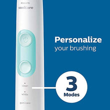 Load image into Gallery viewer, Philips Sonicare 5300 Rechargeable Electric Toothbrush, 3 Brush Head, Black, BlackWhite_937
