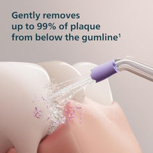 Load image into Gallery viewer, Philips Sonicare Cordless Power Flosser 3000, Water Flosser, 2 Nozzles, NewBlackNozzles_252
