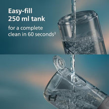 Load image into Gallery viewer, Philips Sonicare Cordless Power Flosser 3000, Water Flosser, 2 Nozzles, NewBlackNozzles_253
