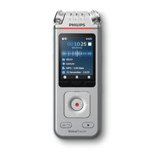 Load image into Gallery viewer, Philips VoiceTracer DVT4115 Digital Voice Recorder, Audio Recorder with Sembly AI Speech-to-Text Trial for Meetings, Lectures &amp; Interviews, Grey_1

