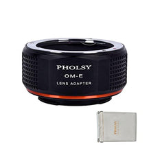 Load image into Gallery viewer, PHOLSY Lens Mount Adapter Compatible with Olympus OM Lens to Sony E Camera, OlympusOMtoE_1
