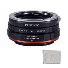 Load image into Gallery viewer, PHOLSY Lens Mount Adapter with Aperture Control Ring Compatible with Sony A Minolta AF Lens to Nikon Z Mount Camera Compatible with Nikon Z fc, Z30, Z9, Z8, Z6, Z7, Z5, Z50_1
