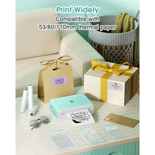 Load image into Gallery viewer, Phomemo M04S Sticker Thermal Printer AI Smart Printer Bluetooth Printpod Note Printer, Support 2/3/4 inch Printing Width, 300 dpi,Compatible with Phones, Suitable for Gift, Notes, documents_1478
