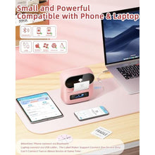 Load image into Gallery viewer, Phomemo M220 Bluetooth Label Maker,Portable Thermal Printer, Pink_2422
