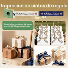 Load image into Gallery viewer, Phomemo Ribbon Label Printer, A30 Bluetooth Wireless Portable Small Label Maker Machine with 4 Tapes, Mini Printer Thermal Transfer Printing Rechargeable for Gift Wrapping, DIY Crafts, Mothers Day, RetroGreen_281
