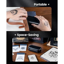 Load image into Gallery viewer, Phomemo Tattoo Stencil Printer with 30pcs Transfer Paper, 2026 Mini Tattoo Stencil Printer, AI Creative Bluetooth Tattoo Printer Machine Easy to Use for Tattoo Beginners, Enthusias, Artists, DarkBlack_7147
